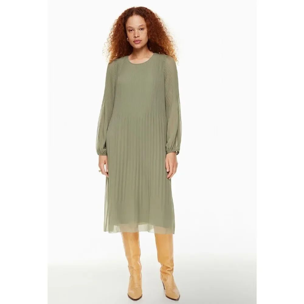Aritzia WilfredβDaydreamer Midi dress GreenβXXS